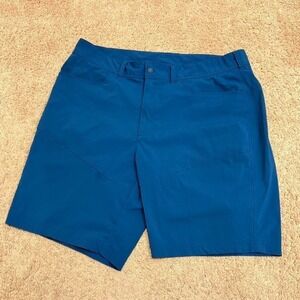 Mountain Hardwear Outdoor Shorts Men's 36 Blue Hiking Nylon